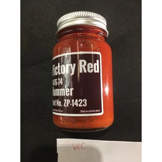 Zero Paints 1423-VIC Hummer Colour Matched Paint - Victory Red 60ml
