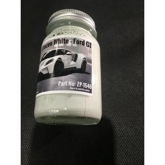 Zero Paints 1546 Ford GT Frozen White Paint (60ml) - Hobby & Model Paints
