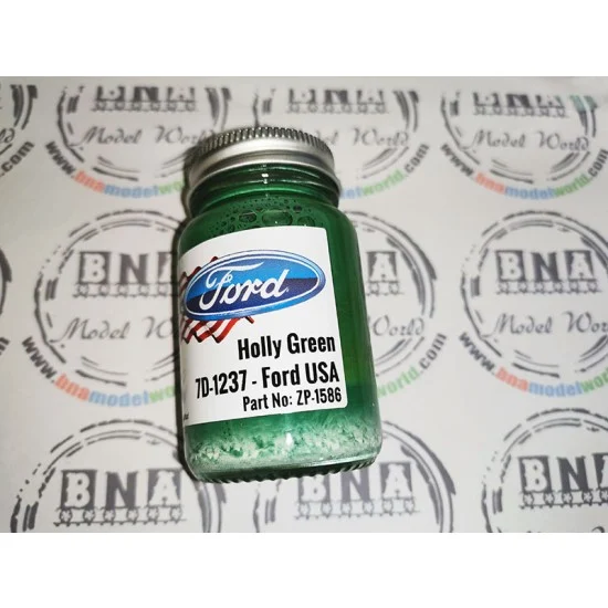 Zero Paints 1586-1237 Ford USA Paint - Holly Green 7D-1237 (60ml)