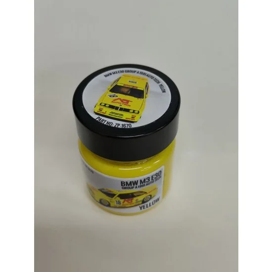 Zero Paints 1670 BMW M3 E30 Group A 1991 Auto Tech Yellow Paint (30ml) - Hobby & Model Paints