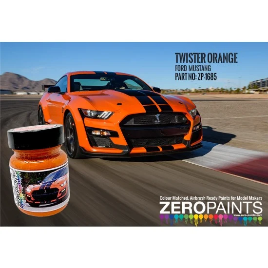 Zero Paints 1685 Mustang Twister Orange 60ml - Hobby & Model Paints