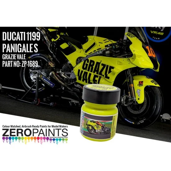 Zero Paints 1689 Ducati 1199 Grazie Vale 30ml - Hobby & Model Paints