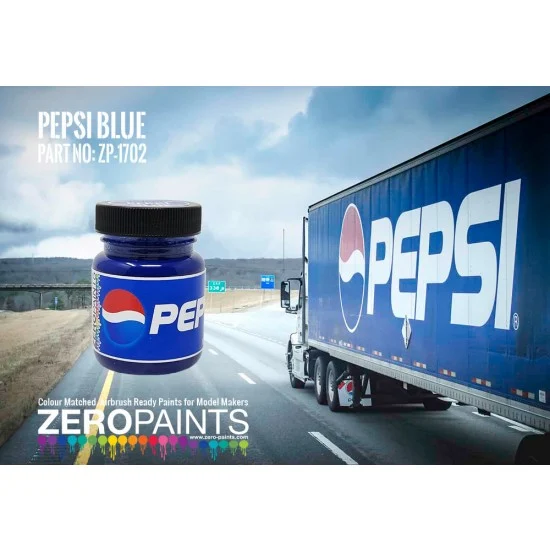 Zero Paints 1702 Pepsi Blue 60ml - Hobby & Model Paints