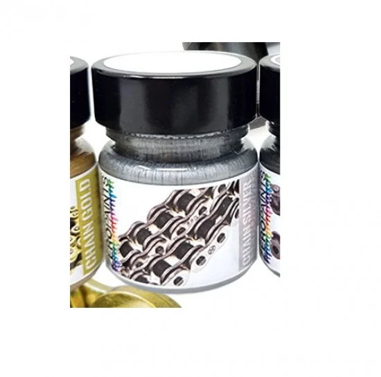 Zero Paints 1719-SIL Motorbike Chain Paint - Silver 30ml