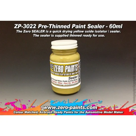 Zero Paints 3022 Pre-Thinned Paint Sealer 60ml