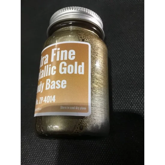 Zero Paints 4014 Extra Fine Metallic GOLD Groundcoat for Candy Paints 60ml - Hobby & Model Paints