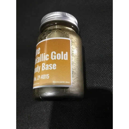 Zero Paints 4015 Fine Metallic GOLD Groundcoat for Candy Paints 60ml - Hobby & Model Paints
