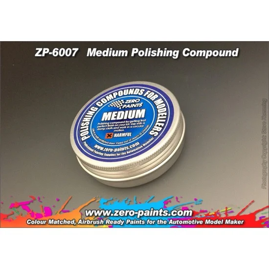 Zero Paints 6007 Polishing Compound MEDIUM 75g - Hobby Tools & Supplies
