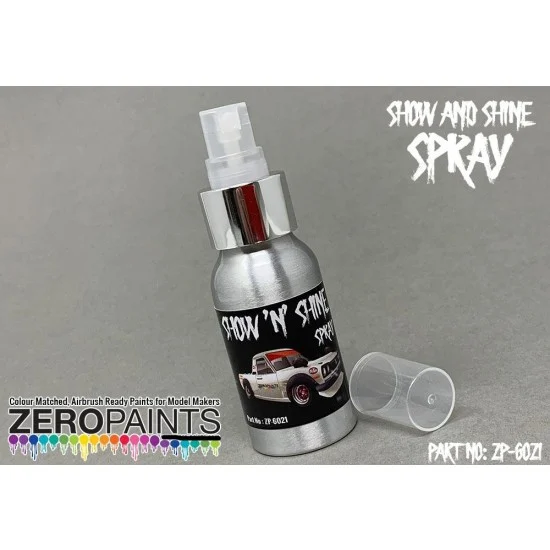 Zero Paints 6021 Show 'n' Shine Spray for Plastic and Diecast Models (50ml) - Hobby & Model Paints