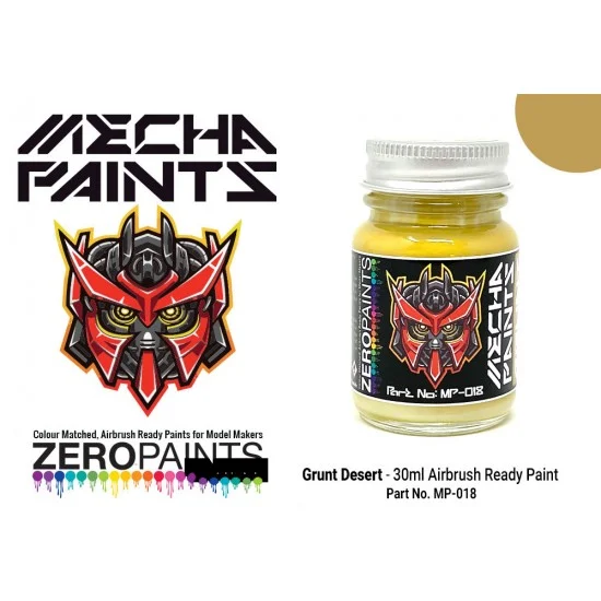 Zero Paints MP-018 Mecha Paint - Grunt Desert (30ml, pre-thinned ready for Airbrushing)