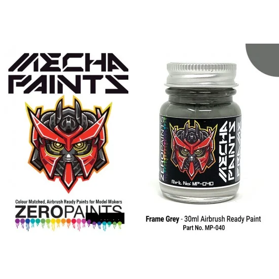 Zero Paints MP-040 Mecha Paint - Frame Grey (30ml, pre-thinned ready for Airbrushing)