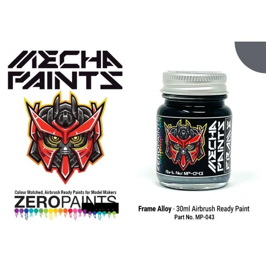 Zero Paints MP-043 Mecha Paint - Frame Alloy (30ml, pre-thinned ready for Airbrushing)
