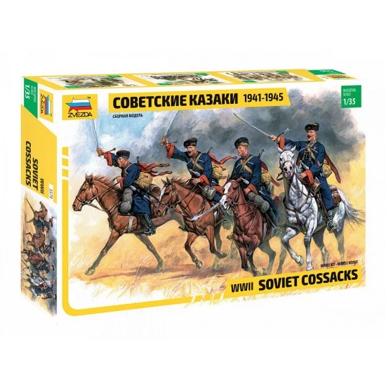 Zvezda 3579 1/35 Soviet Cossacks - Model Figures