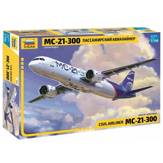 Zvezda 7033 1/144 Russian Civil Airliner Irkut MC-21-300