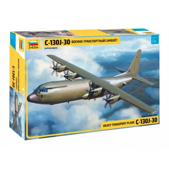 Zvezda 7324 1/72 Lockheed Martin C-130J-30 Super Hercules Heavy Transport Plane
