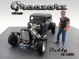 Greezerz Buddy Figure For 1:18 Diecast Model Cars by American Diorama - Accessories