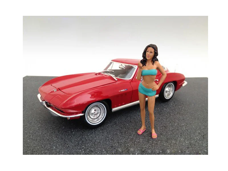 Car Wash Girl Dorothy Figurine for 1/18 Scale Models by American Diorama - Accessories