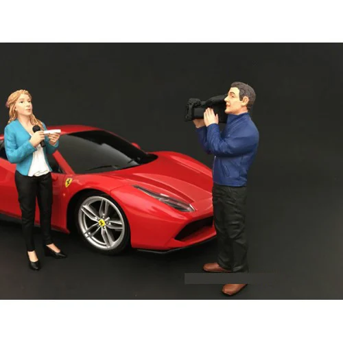 Camera Man Figurine I "Camera Crew" for 1/18 Scale Models by American Diorama - Accessories
