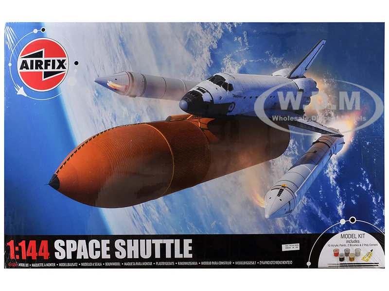 Level 3 Model Kit NASA Discovery Space Shuttle Gift Set 1/144 Plastic Model Kit by Airfix - Model Kits (To Built)