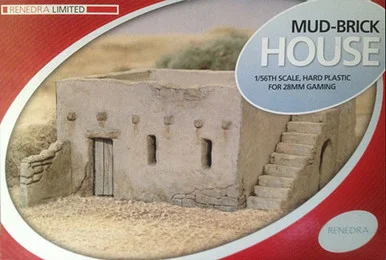 RPB4 Mud Brick House - Perry Miniatures