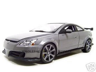 2003 Honda Accord Gray Metallic 1/18 Diecast Model Car by Motormax - Honda Models