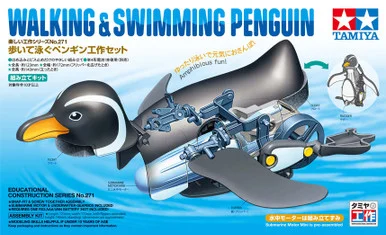 [PREORDER] Walking & Swimming Penguin - Tamiya - TAM