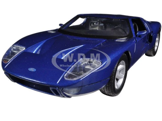 Ford GT Blue 1/24 Diecast Car Model by Motormax - Ford Models