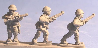 PIG080511 - DUTCH RIFLEMEN ADVANCING