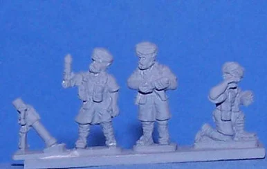 PIG080546 - 8TH ARMY INDIAN 3 MORTARS