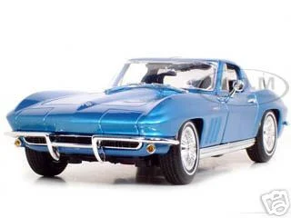 1965 Chevrolet Corvette Blue Metallic 1/18 Diecast Model Car by Maisto - Chevrolet Models