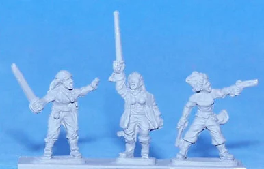 PIG100031 - FEMALE PIRATE OFFICERS