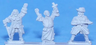 PIG100013 - GOVERNOR, PRIEST AND BODYGUARDS