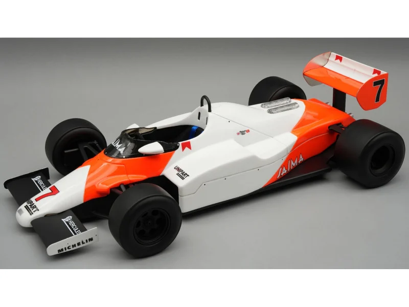 McLaren MP4/1C #7 John Watson Winner Formula One F1 "United States GP West" (1983) with Display Case "Mythos Series" Limited Edition to 35 pieces 1/18 Model Car by Tecnomodel - Formula 1 Models