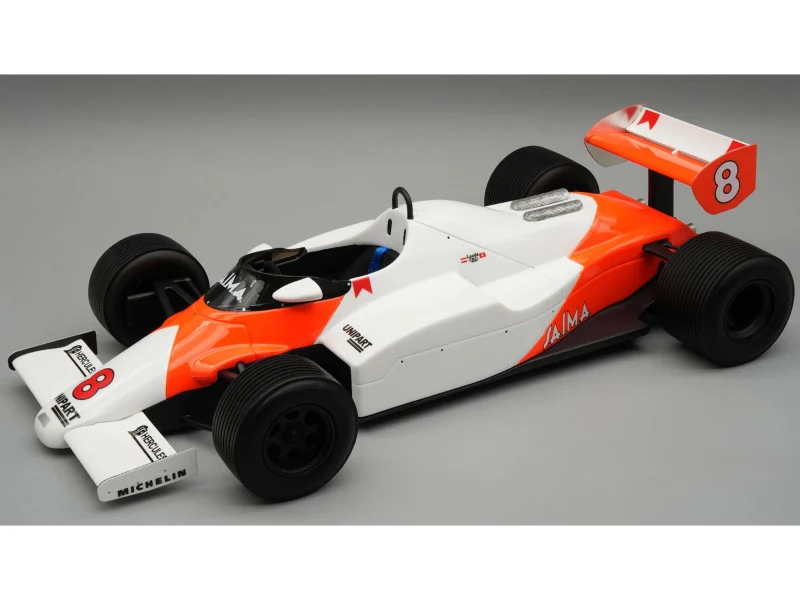 McLaren MP4/1C #8 Niki Lauda Formula One F1 "Monaco GP" (1983) with Display Case "Mythos Series" Limited Edition to 40 pieces Worldwide 1/18 Model Car by Tecnomodel - Formula 1 Models