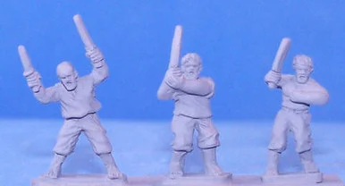 PIG100029 - MOB WITH MACHETES