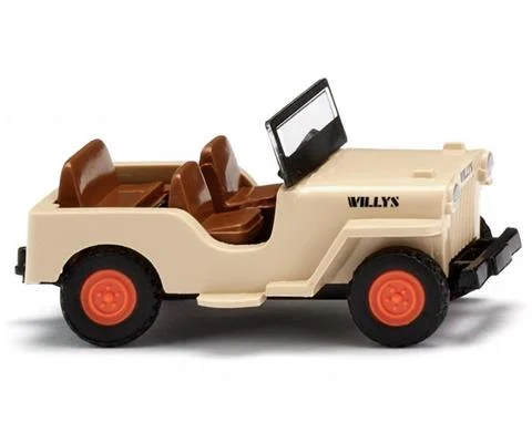 1949-53 Willys Jeep CJ-3A in Ivory Beige