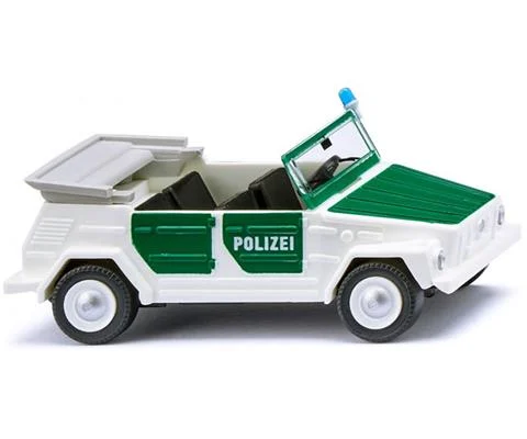 Polizei - 1969-80 Volkswagen 181 Convertible in White and Green