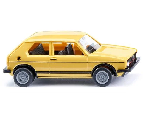 Volkswagen Golf I GTI in Lemon Yellow - WIKING