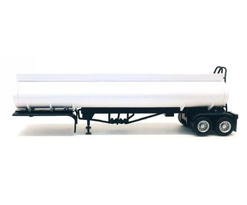 Elliptical Tanker Trailer in White - PROMOTEX