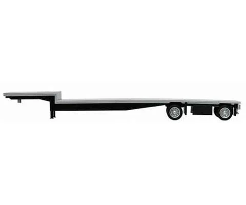 2-Axle Dropdeck Flatbed Trailer