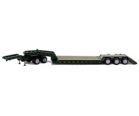 Heavy Equipment Lowboy Trailer with Jeep in Green - PROMOTEX