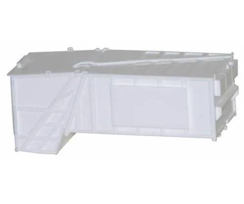 Garbage Truck Superstructure in White - PROMOTEX