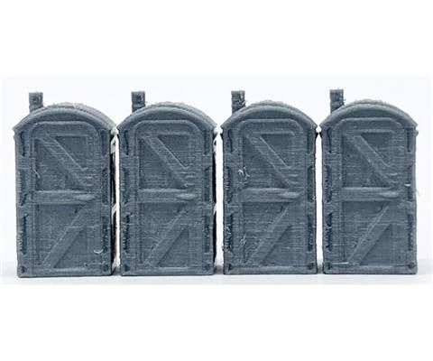 Porta Potty in Grey 4 pcs - PROMOTEX