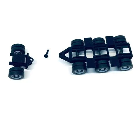 Lowboy Tri-Axle Booster with Integrated Rear Axle - 2 Sets