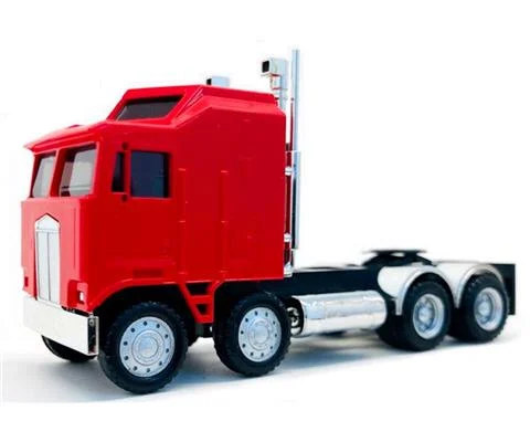 K100 5 Bar Grill Twinsteer Tractor in Red - Cab Only