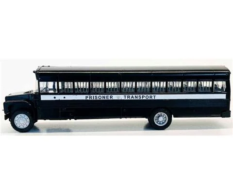 Prisoner Transport Bus in Black - PROMOTEX