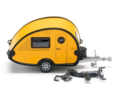 Caravan TAB Camper in Yellow and Black - WIKING