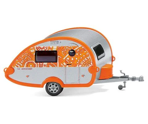 Mexican Sunset - Caravan TAB Camper in Silver and Orange-Yellow