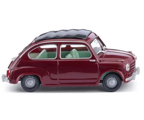 1955-64 Fiat 600 in Wine Red