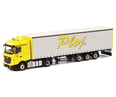 Ploj - Mercedes-Benz MP4 Stream Space with 3-Axle Curtainside Trailer